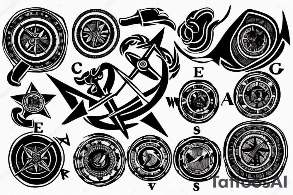 COMPASS
FAMILY
ANCHOR tattoo idea