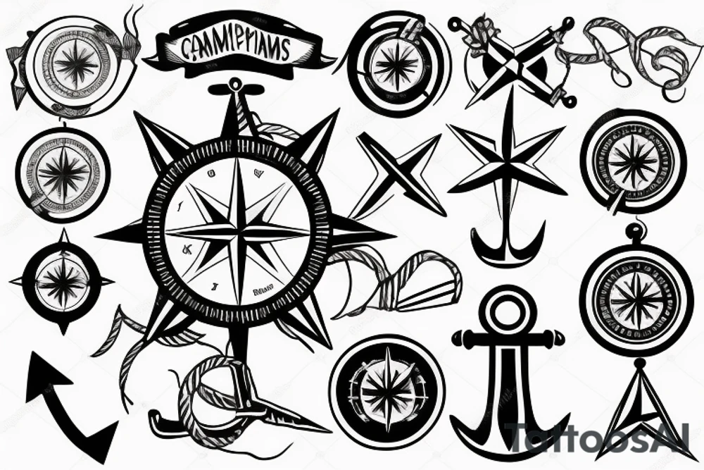 COMPASS
FAMILY
ANCHOR tattoo idea