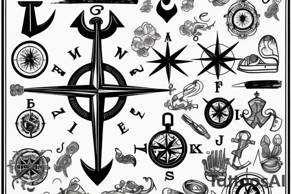 COMPASS
FAMILY
ANCHOR tattoo idea