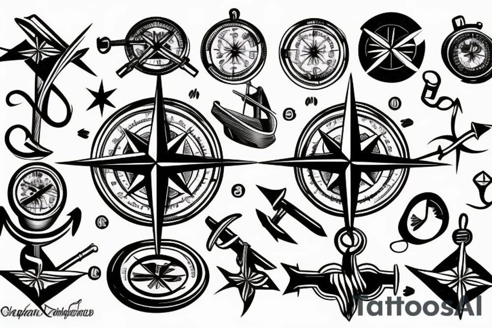 COMPASS
FAMILY
ANCHOR tattoo idea