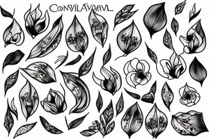 convallaria majalis tattoo idea
