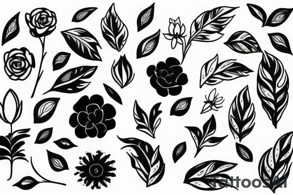 flower tattoo idea