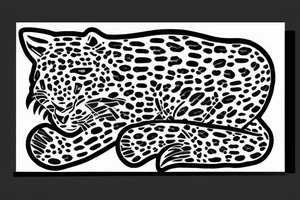 Jaguar with fire tattoo idea