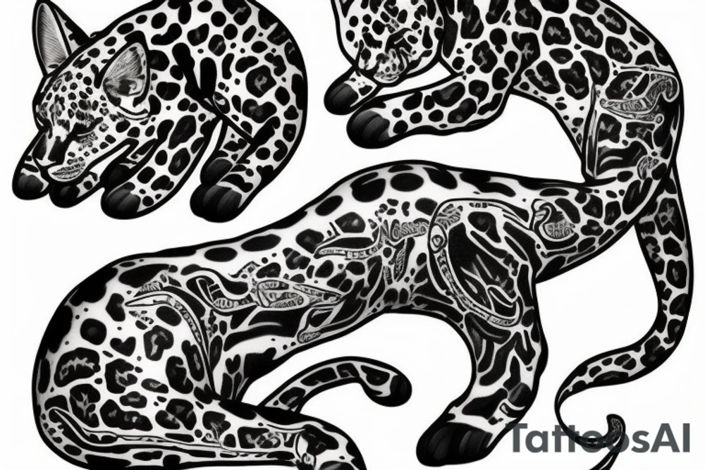 Jaguar tattoo idea