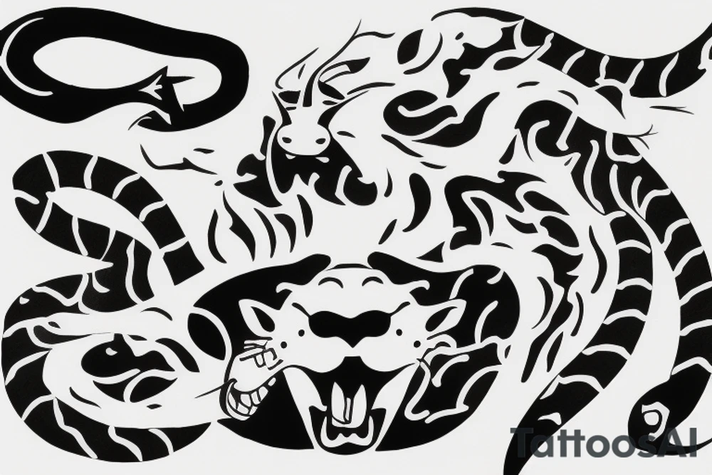 Jaguar with fire tattoo idea