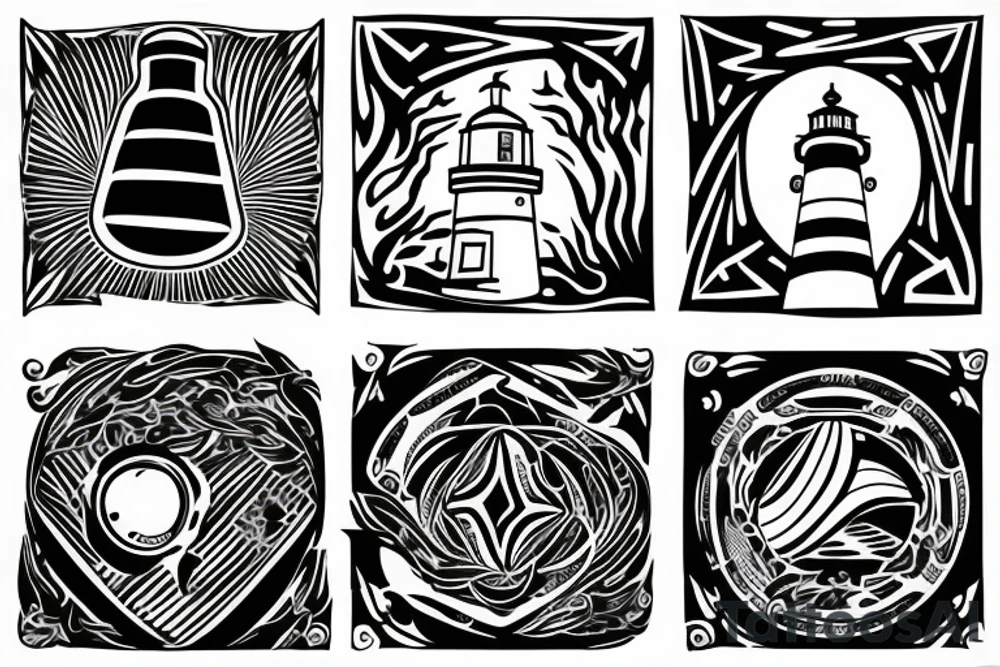 Lighthouse tattoo idea