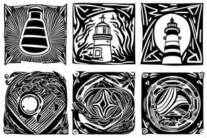 Lighthouse tattoo idea