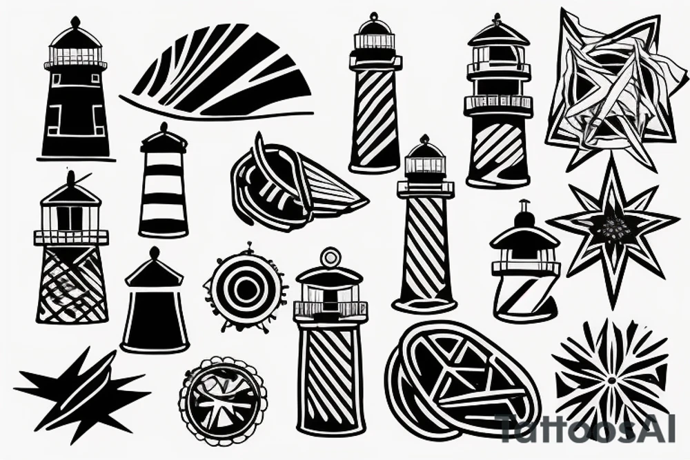 Lighthouse tattoo idea
