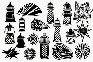 Lighthouse tattoo idea