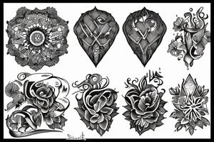 Scheleton tattoo idea