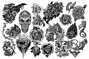Scheleton tattoo idea