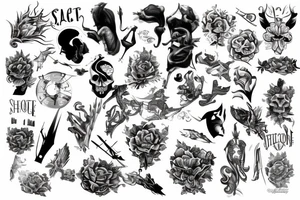 Scheleton tattoo idea