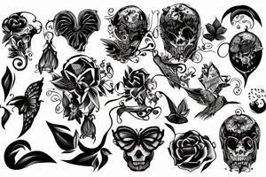 Scheleton tattoo idea
