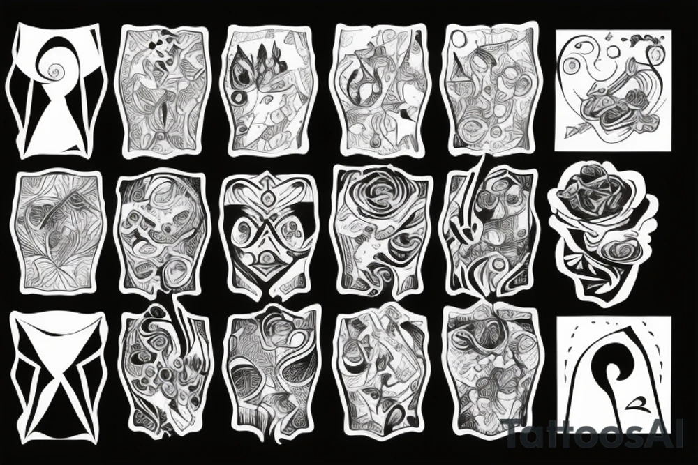 Scheleton tattoo idea