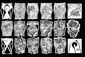 Scheleton tattoo idea