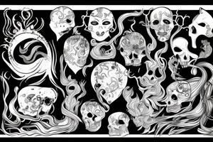 Scheleton tattoo idea