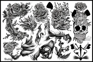 Scheleton tattoo idea