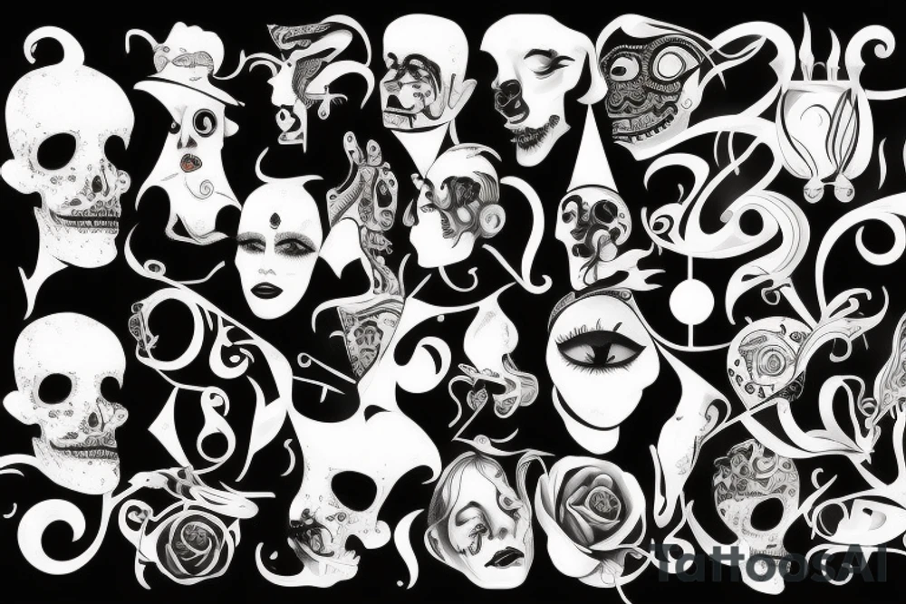 Scheleton tattoo idea