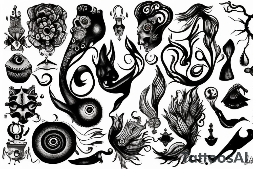 Scheleton tattoo idea