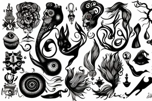 Scheleton tattoo idea