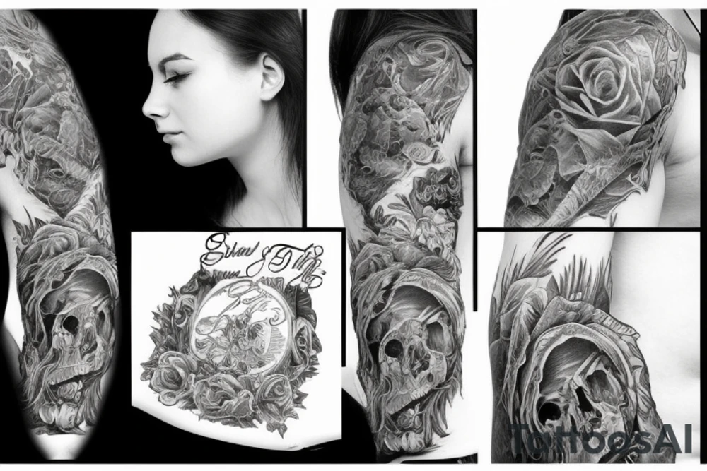 Scheleton tattoo idea