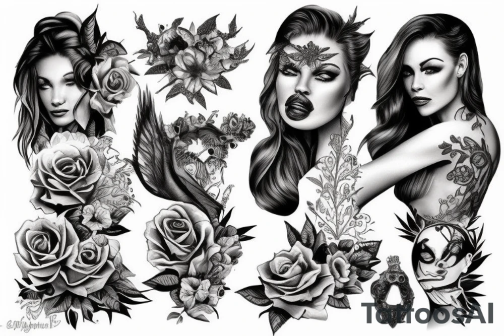 Scheleton tattoo idea