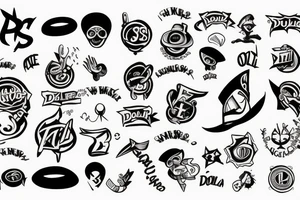 dollar sign tattoo idea