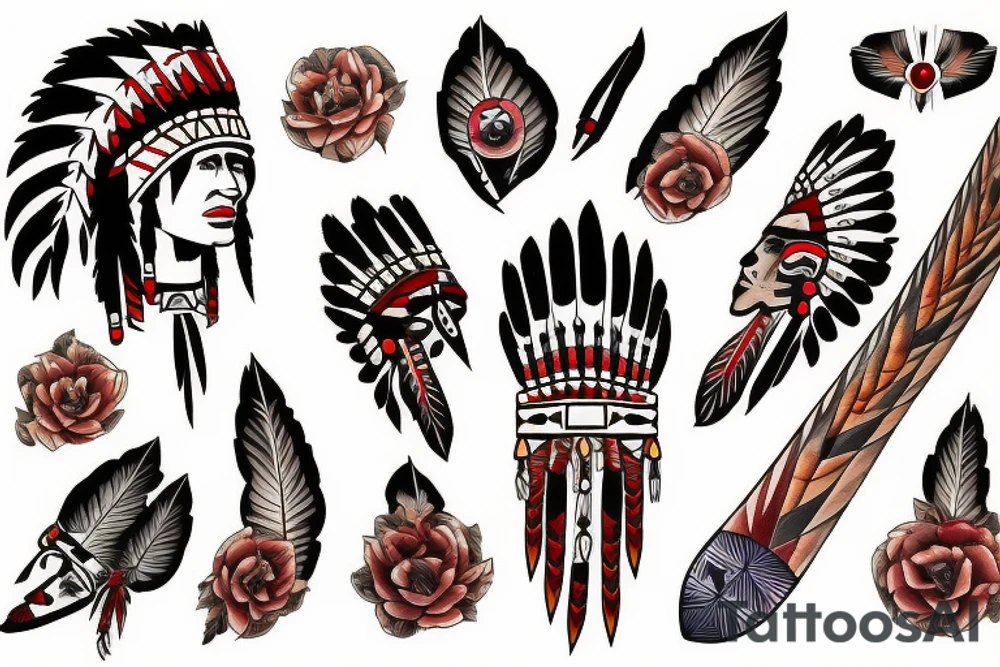 Native American tattoo idea