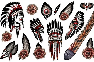 Native American tattoo idea