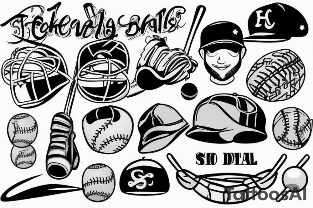 Baseball tattoo idea