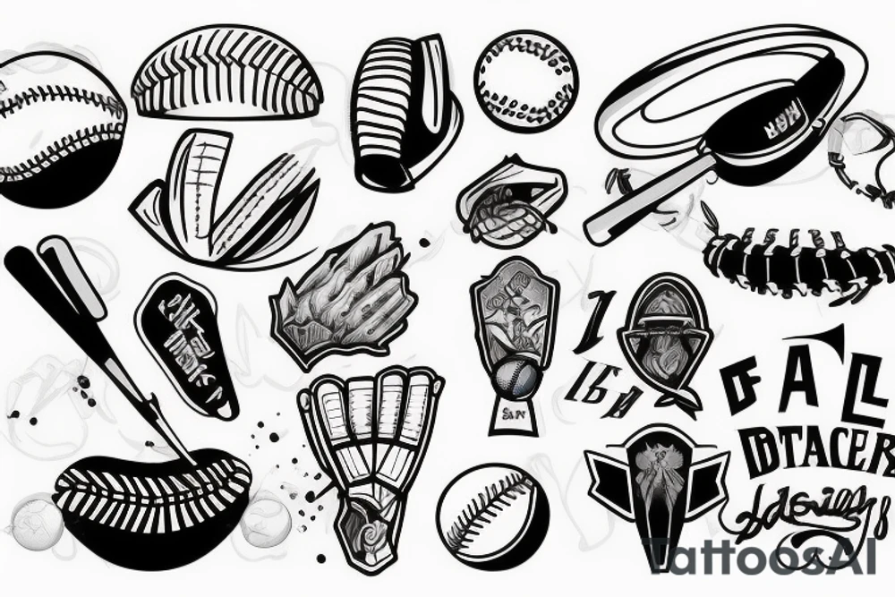 Baseball tattoo idea