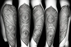 A picture of an arrowhead tattoo idea