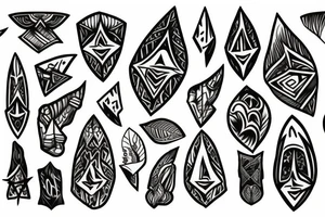 an arrowhead tattoo idea