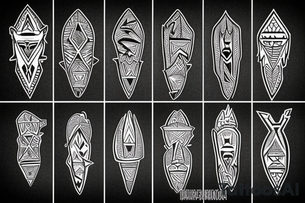 an arrowhead tattoo idea