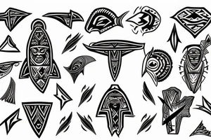 an arrowhead tattoo idea