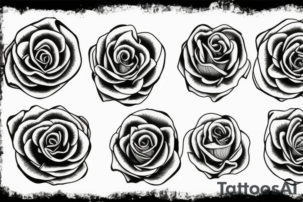 yellow rose tattoo idea