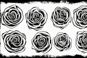 yellow rose tattoo idea