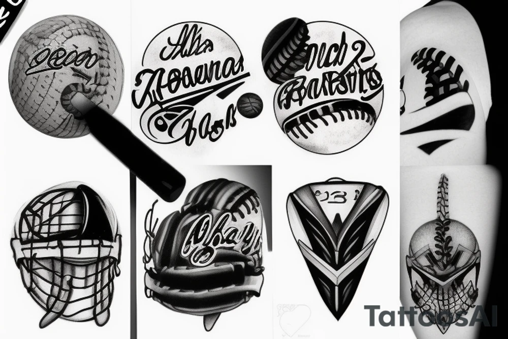 Baseball tattoo idea