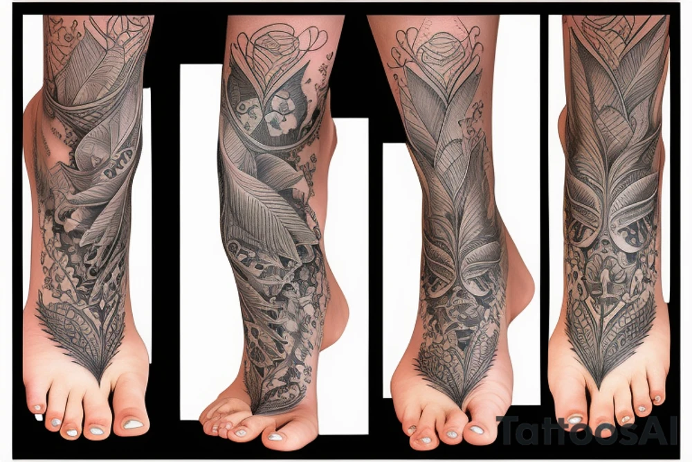 barefoot tattoo idea