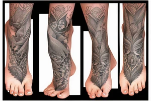 barefoot tattoo idea