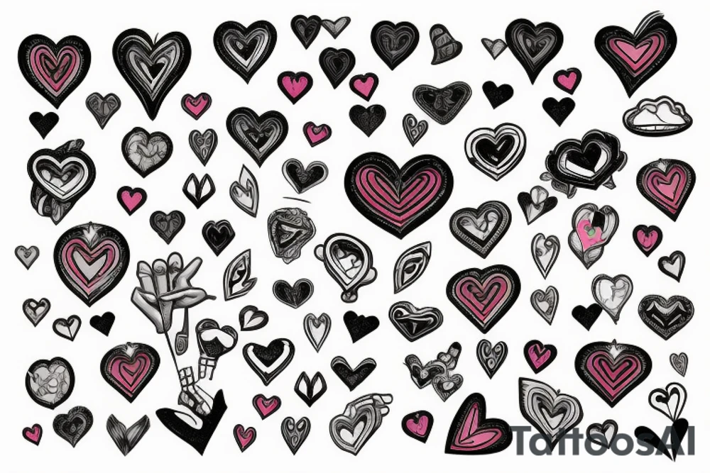 heart tattoo idea