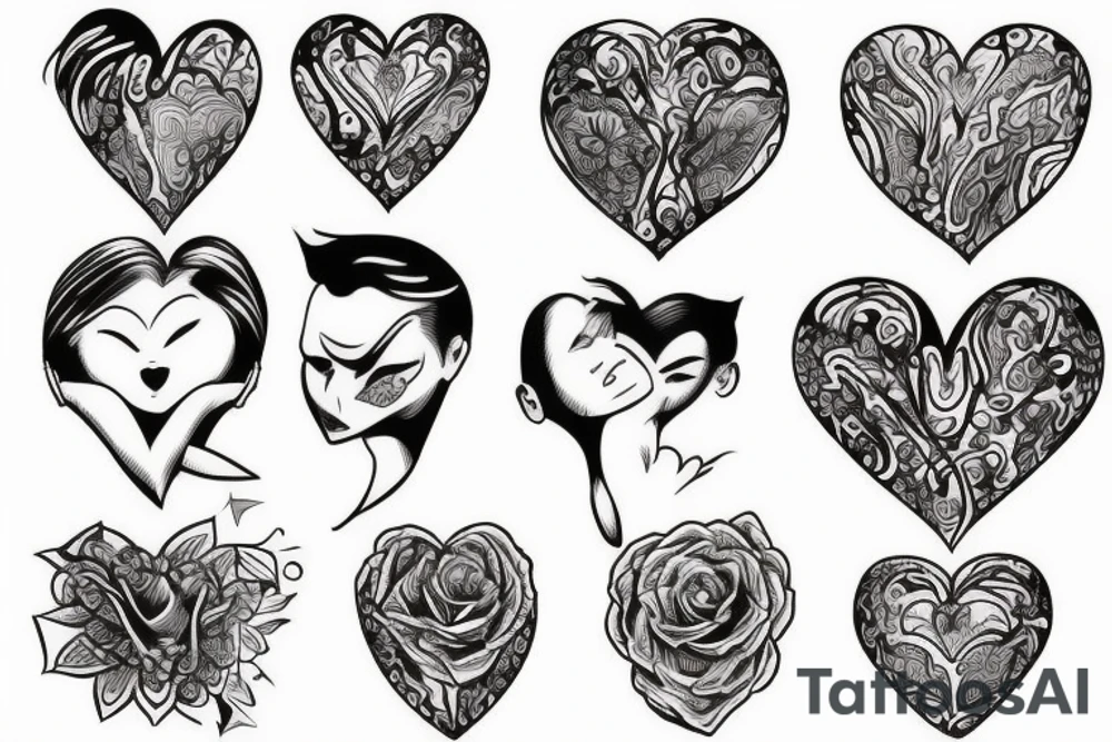 heart tattoo idea