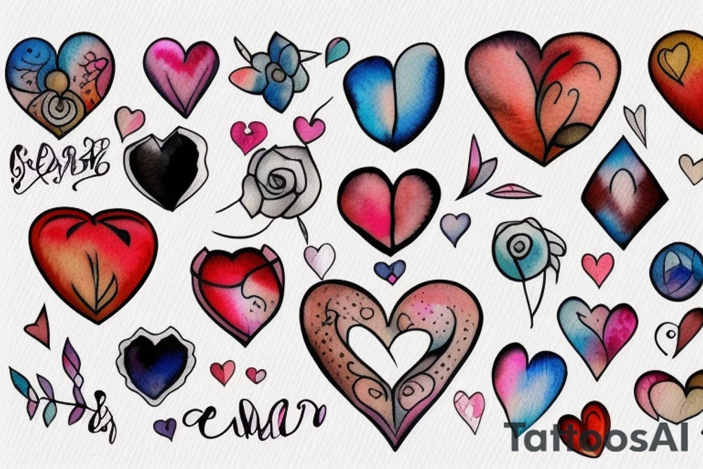 heart tattoo idea