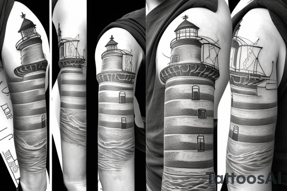 Lighthouse tattoo idea