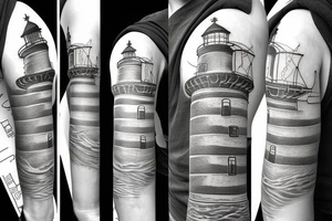Lighthouse tattoo idea