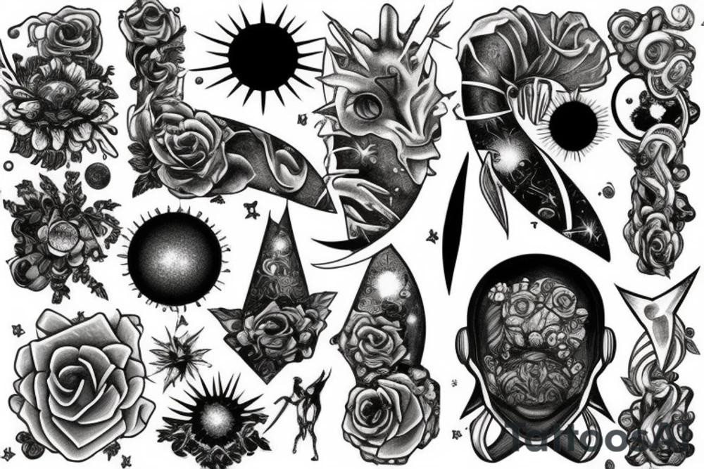 Space tattoo idea
