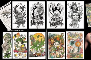 Weed motivation tattoo idea
