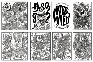 Weed motivation tattoo idea