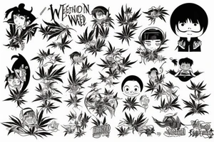 Weed motivation tattoo idea