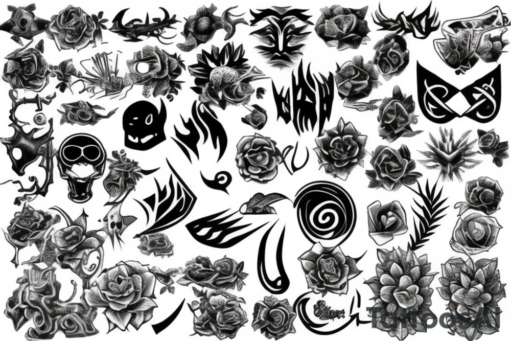 Piece symbol. tattoo idea